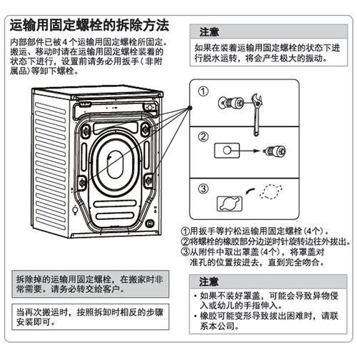 panasonic洗衣机说明书